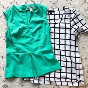 Women’s pair of Banana Republic Dress Shirts